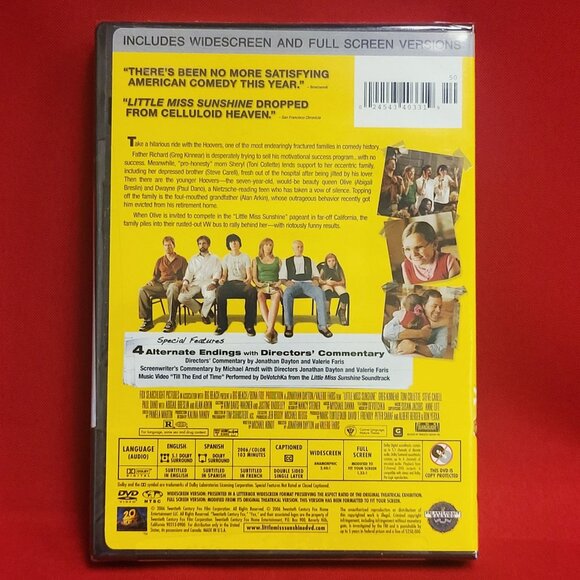Little Miss Sunshine DVD 2006 New Sealed - Picture 2 of 6